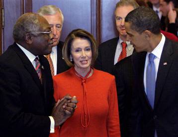 President Obama with House Speaker Nancy Pelosi President Obama with House Speaker Nancy Pelosi