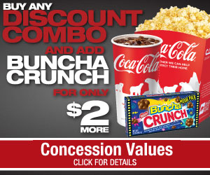Click here for movie concession discounts
