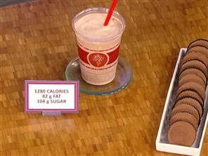 Cold Stone's Milkshake contains over 2,000 calaries