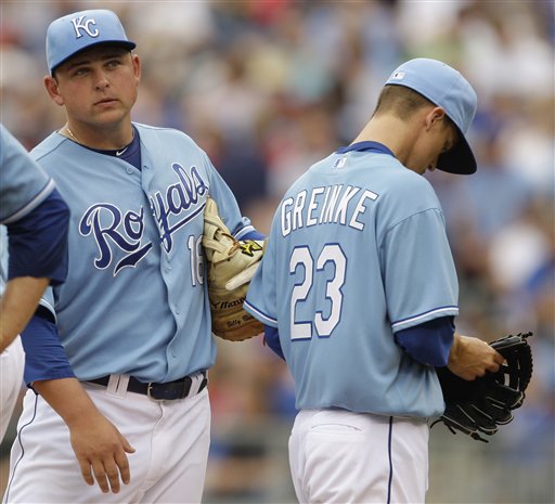 Billy Butler and Zack Greinke