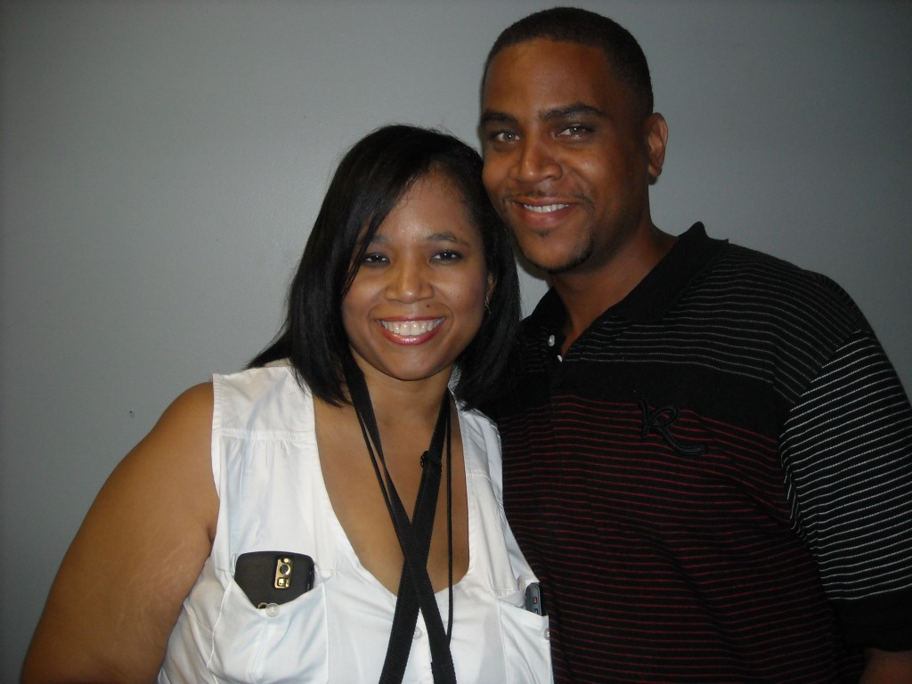Crystal shares a few laughs with Mr McGriff Crystal shares a few laughs with Mr McGriff