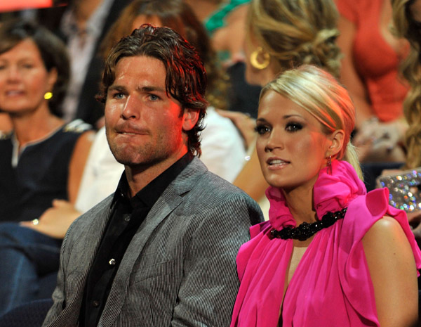 Mike Fisher and Carrie Underwood