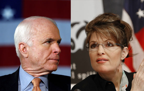 sarah palin. John McCain and Sarah Palin