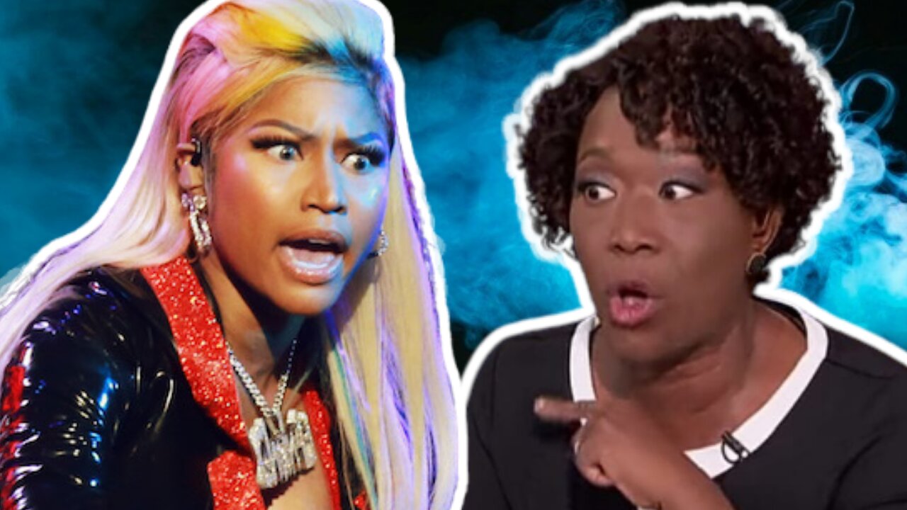 Nicki Minaj and Joy Reid exchanging media blows
