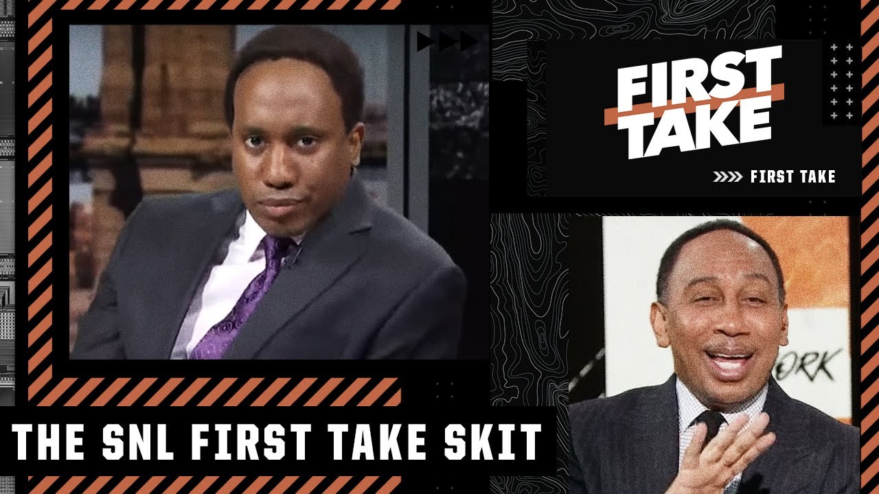 SNL cast spoofs First Take, Stephen A. very impressed