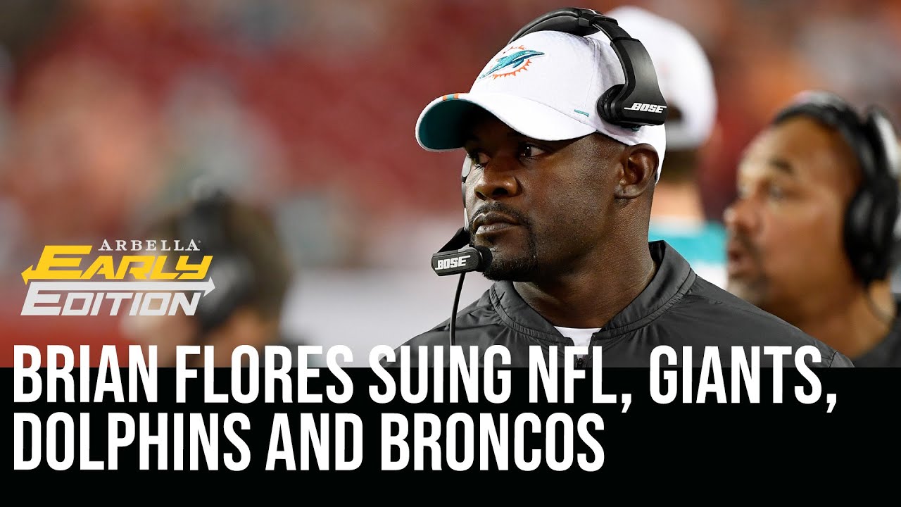 Brian Flores sues the NFL, claiming the league racist