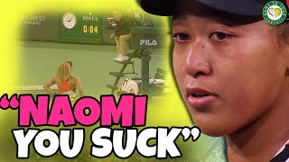 Naomi Osaka cried after heckler yelled ‘You Suck’