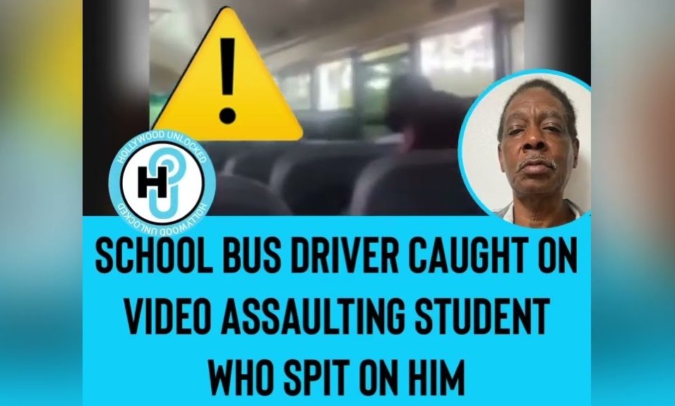 Elderly school bus driver assaults elementary kid