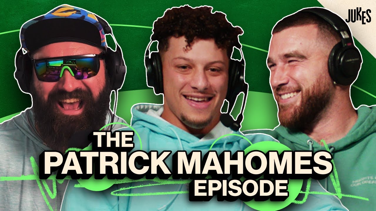 Mahomes joins the Kelce brothers on ‘New Heights’