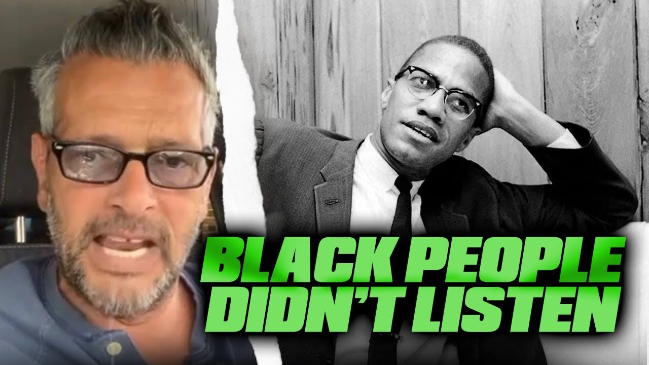 White dude hammers black community over Malcolm X