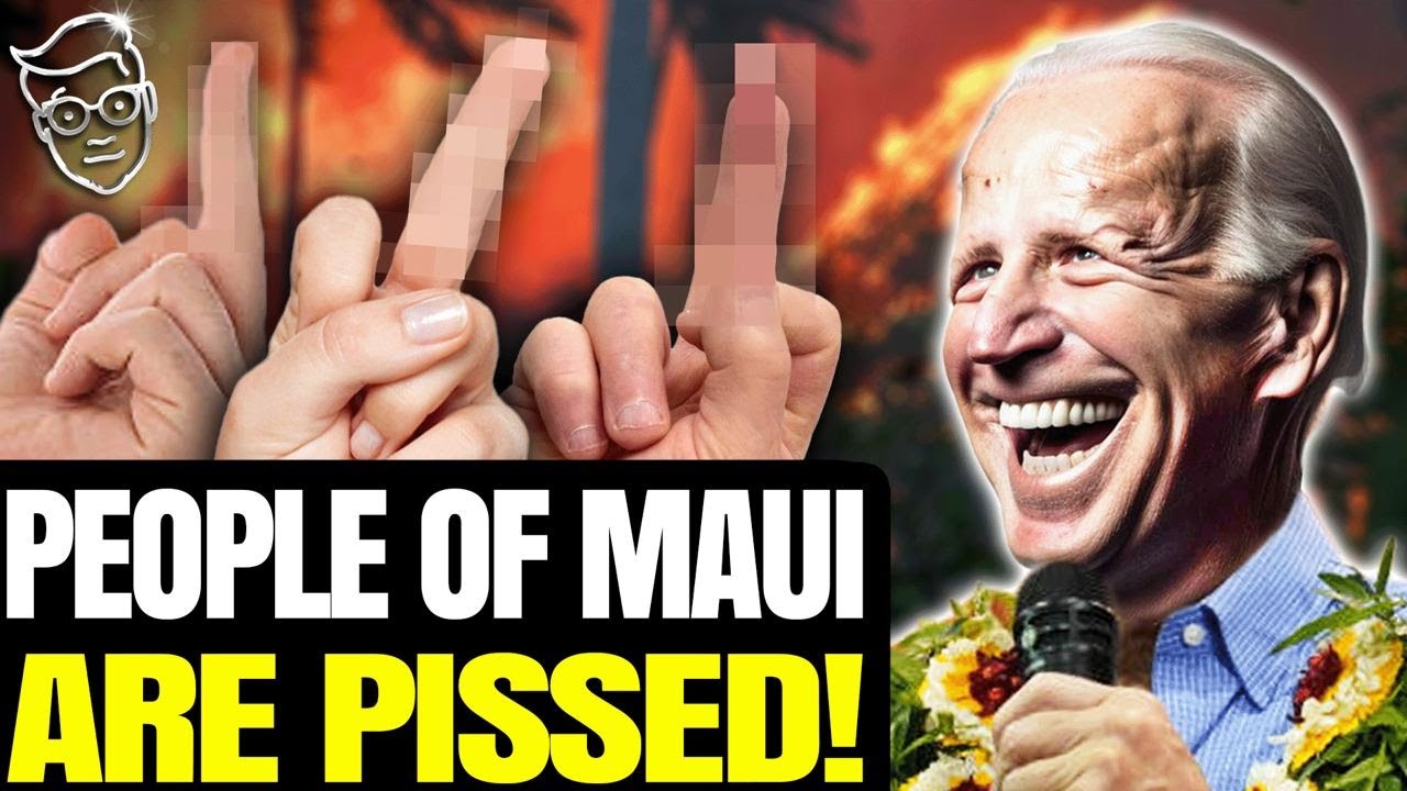 Maui residents flipped off Biden and cussed him out