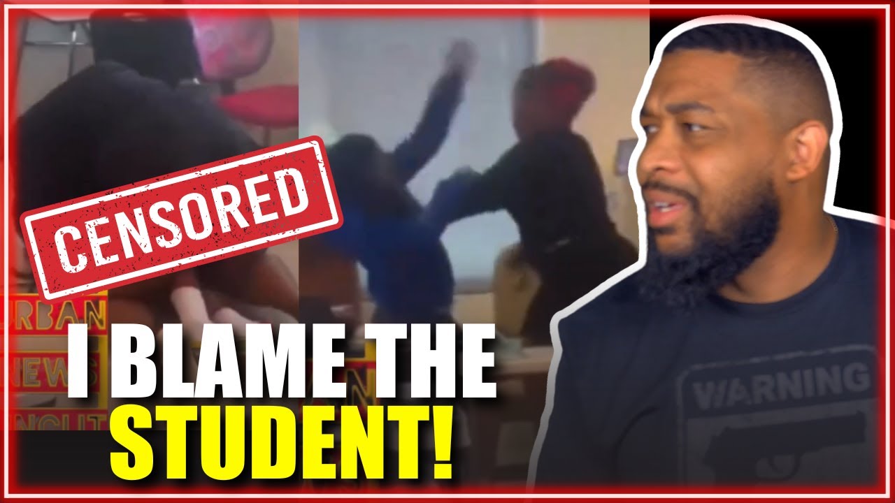 White student slaps black teacher over a cell phone
