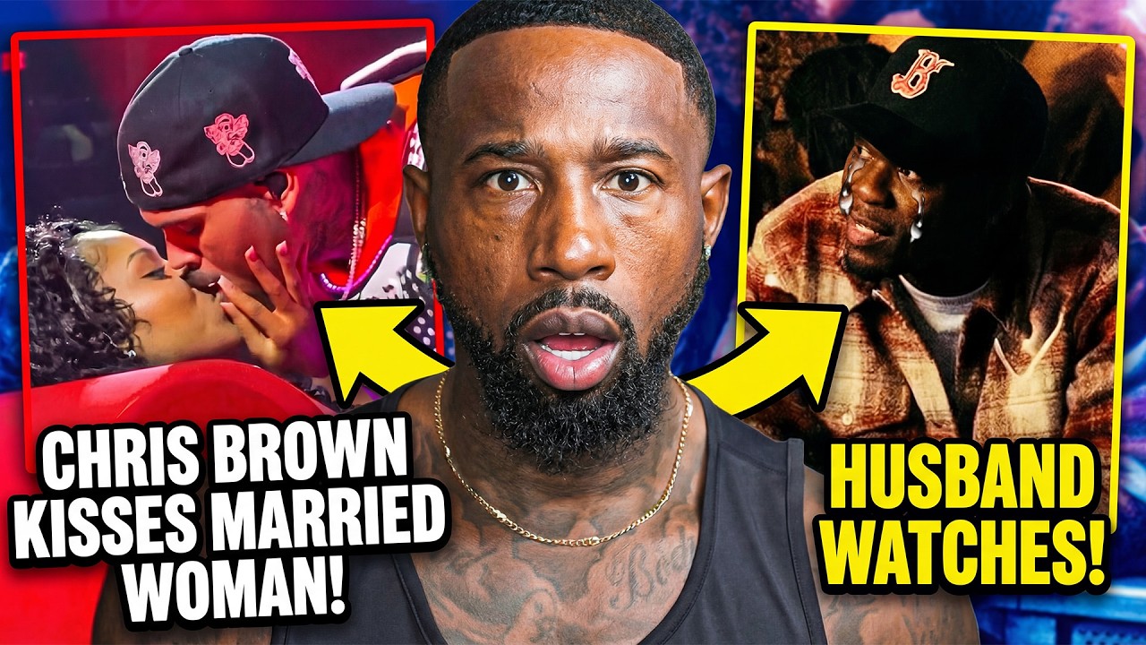 Chris Brown kissed a man’s wife on stage at his concert